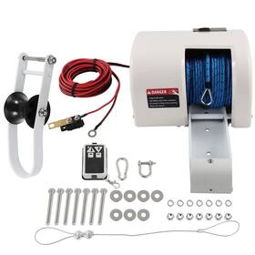 13185289 Luxfineparts Saltwater Electric Anchor Winch With Wireless Remote Control Kit Boat 35lbs
