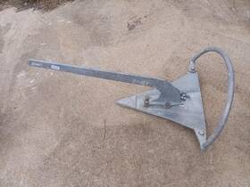 0725.01 Mantus 533865 Boatersft Resale Shop Of Tx 2409 45 Lb. 20kg Galvanized Anchor