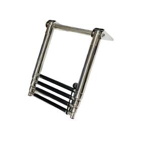 8341s9y Marine City 4-step Telescoping Drop Ladder With Handle Stainless Steel For Boats