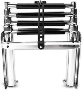 8345sn10 Marine City 4-step Telescoping Swim Ladder Rubber Strap 304 Stainless Steel