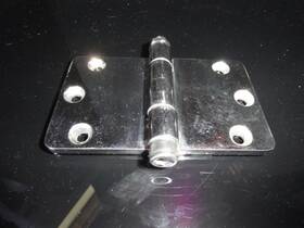 Marine Machine Mmhinge3x5 Hinges 3 Inch X 5 Stainless Steel 316l Polished