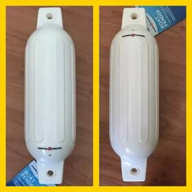29-5273852 Marine Raider 5273852 Boat Fender S X 2 Pair 4.5 Inch W 16 L White 7/29-5273852 New Bogo