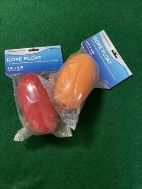 Fsmrmc3001 Marine Raider 2 Rope Float 3 Inch X 5 For Use Anchor Lines / Pools Ski Ropes Moor