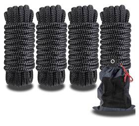 Mndl12-15b Marine System 1/2 Inch X 15 Ft Dock Line With 12 Eyelet 4 Pack