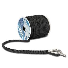 Mpa38b Marine System Made 3/8 Inch 100ft 150ft Premium Solid Braid Mfp Anchor Line Braided