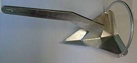 Mn-gs-20 Marinenow Galvanized Shovel Scoop Style Anchor With Roll Bar 20 Kg 44 Lb