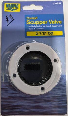 7-0351 Marpac Cockpit Scupper Valve