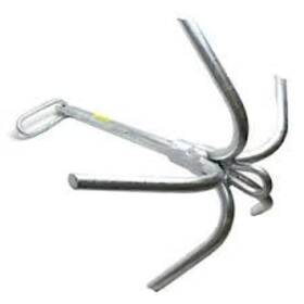 7-2352 Marpac Grapnel Wreck Anchor 12lbs Hot Dipped Galvanized Steel