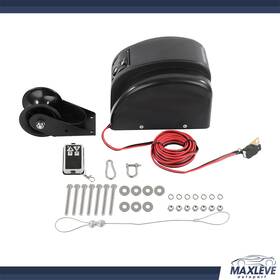 Ma13524401x Maxleve-autopart Free Fall Saltwater Boat Marine Electric Anchor Winch 45lbs With Wireless Remote