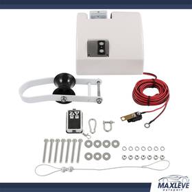 Ma13524601x Maxleve-autopart Electric Anchor Winch 35lbs With Wireless Remote Control Kit Boat