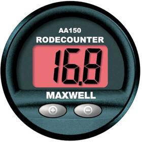 Mxw-p102939 Maxwell 2.36 Inch Backlit Lcd Display Aa 150 Chain/rope Anchor Chain Counter