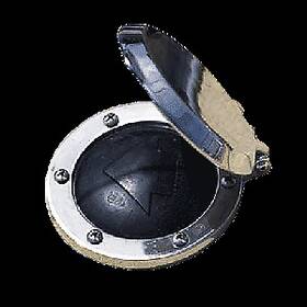 P100735 Maxwell Foot Switch And Cover - Stainless Steel