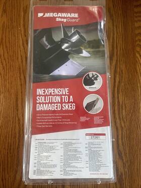 27261 Megaware Skegguard Stainless Steel Replacement Skeg New Missing Hardware