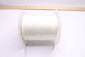 235087 Mibro Solid Braided Nylon Rope White 0.25 Inch X 150