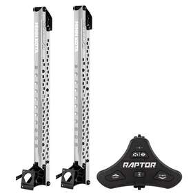 1810623 Minn Kota 1810623/pair Raptor Bundle Pair 8ft Silver Aa With Footswitch