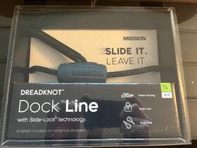 Drea-001-38-15-bk Mission Lot Of Qty 10 Dreadknot Dock Line 3/8 Inch Dia 15 Feet