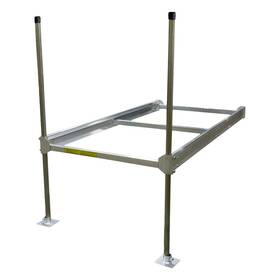 Motoalliance Dock 8x4 8 Ft X 4 Aluminum Dock Frame Kit. Heavy Duty And Maintenance Free