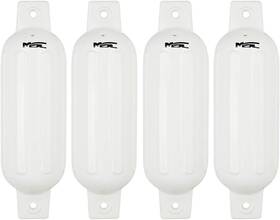 11006001-11006024 Msc Vinyl Ribbed Boat Fenders Bumpers 8.5 Inch X 27 White