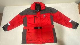 Mc1524 Mustang Survival Integrity Coat Type Iii Xl 42-46 Red/carbon