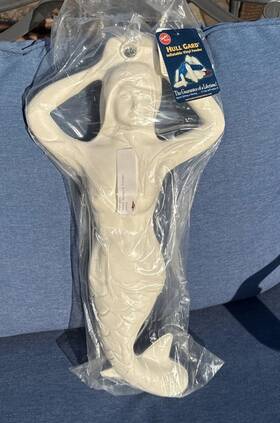 34444 N.a. Taylor Co. 21 Inch Mermaid Rubber Boat Bumper Buoy Nautical Nwt