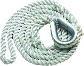 New England Ropes 629k02000012 3-strand Moor Pendant 5/8x12