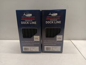 New England Ropes 753963118908 1/2 Inch X 15ft Double Braided Nylon Black 2 Count