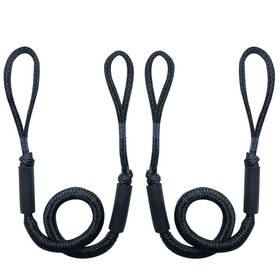 Niutrip 762704249146 Bungee Boat Dock Line Tie Mooring Rope Stretchable Docking String 2pack 4-5.5ft