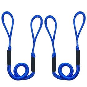 Niutrip 762704669326 Bungee Boat Dock Line Tie Mooring Rope Stretchable Docking String 2pack 4-5.5ft