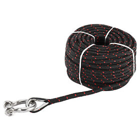 Nbem-0330 Novel Bee Anchor Line 3/16 In X 100 Ft Double Braid Nylon With Thimble And Hook