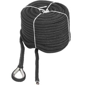 Novelbee 733810555230 1/2 Inch X 100ft Double Braid Nylon Anchor Line With Stainless Steel Thimblesafe Work