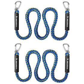 00400115x Obcursco Bungee Dock Line Jet Ski With Double 316 Stainless Steel Clips Boat Sn