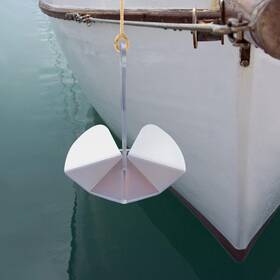Ocasami 756804819378 Boat Anchor 22 Lb 10 Kg Triangular-shaped Galvanized Steel Boats From 20-35ft