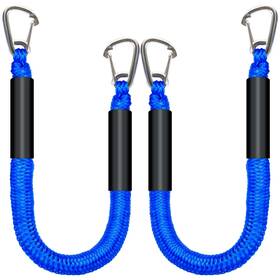 Dock2203-1 Onoship 2 Clips Bungee Dock Line Heavy Duty 316 Stainless Steel Boat Ropes Mooring
