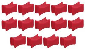 0150006ro Osculati 0150006 Chain Rainbow Boat Marine 6mm 1/4 Inch Red Marker 14-pack