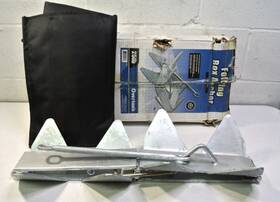 288316 Overtons Hot-dipped Galvanized Steel Fold-and-hold Box Anchor - 25lbs