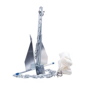 Otfak-13 Ozark Trail Galvanized Steel Fluke Anchor Kit 13lb
