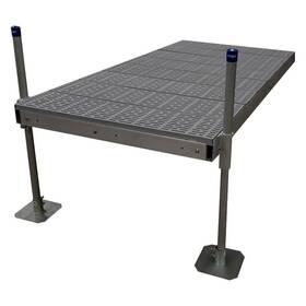 10504 Patriot Docks 8ft L X 4ft W Low-pro Stationary Dock Reinforced Poly Decking