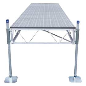 10511 Patriot Docks 32ft L X 4ft W Straight Stationary Dock Poly Decking