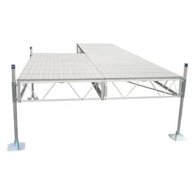 10546 Patriot Docks 24ft L X 4ft W Patio Stationary Dock Poly Decking