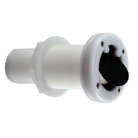 0323dp Perko Thru-hull Scupper For Mounting Through Transom 1-1/2 Inch Hose White Polymer
