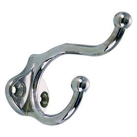0975dp2chr Perko 3 Inch L Chrome Plated Zinc Alloy Utility Hook