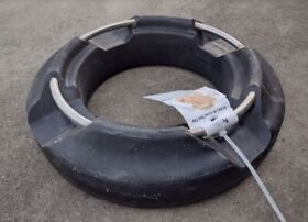 Pr400-b Pile Ring Pr400 Black Boat Mooring Device All-weather All-tides