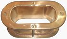 1202b Pipe Polished 3 Hawse " 4 Bronze Oval 7