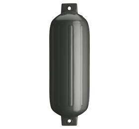 69-228-286 Polyform Boat Fender G-5 Graphite Ribbed Cylinder Twin Eye Design