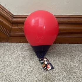 Polyform 743952001069 A-0 Red Marine Buoy 8 Inch Diam X 11.5 Tall New With Tags Free Shipping