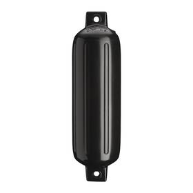 Pof-22830435 Polyform Single Inflatable Cylindrical 6.5 Inch Diameter X 22 Black Pvc Ribbed Boat Fender