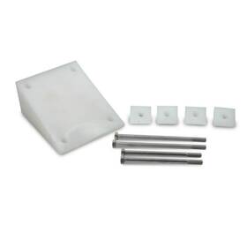 Power-pole 813532010498 Transom Wedge Kit Vertical 22 Degree White