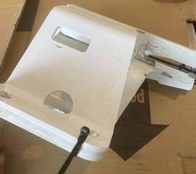 Power Pole Pbs-s-2-2-s-wt Braced S-2-2 White Adapter Plate - Starboard Side Used