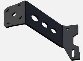 Pk-m-5-6-p-blk Power-pole Single Motor-mounted Adapter Plate Kit M-5-6 Port Black