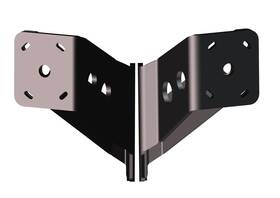 Pkbd-s-5-6-blk Power Pole Dual Braced S-5-6 Black